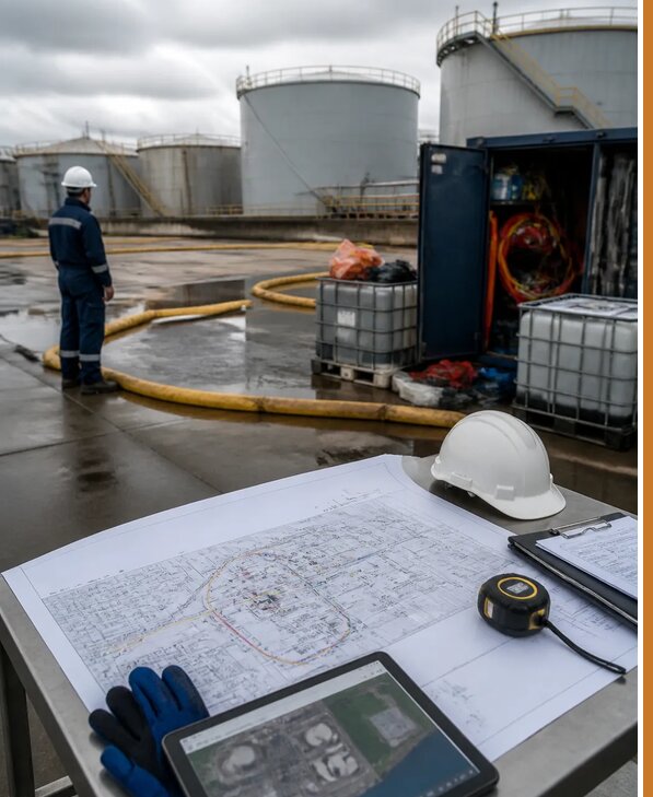 Разработка плана ликвидации разливов нефти в Новочеркасске